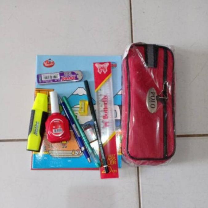 

Paket Alat Tulis Sekolah Lengkap / Tempat Pensil Kain