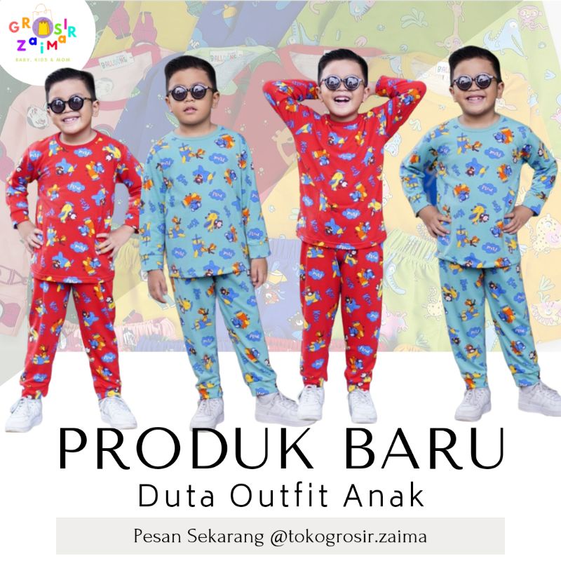 Set pajamas dan set Hoodie Animal• Setelan Harian Anak. setelan Anak babyterry. setelah anak motif L