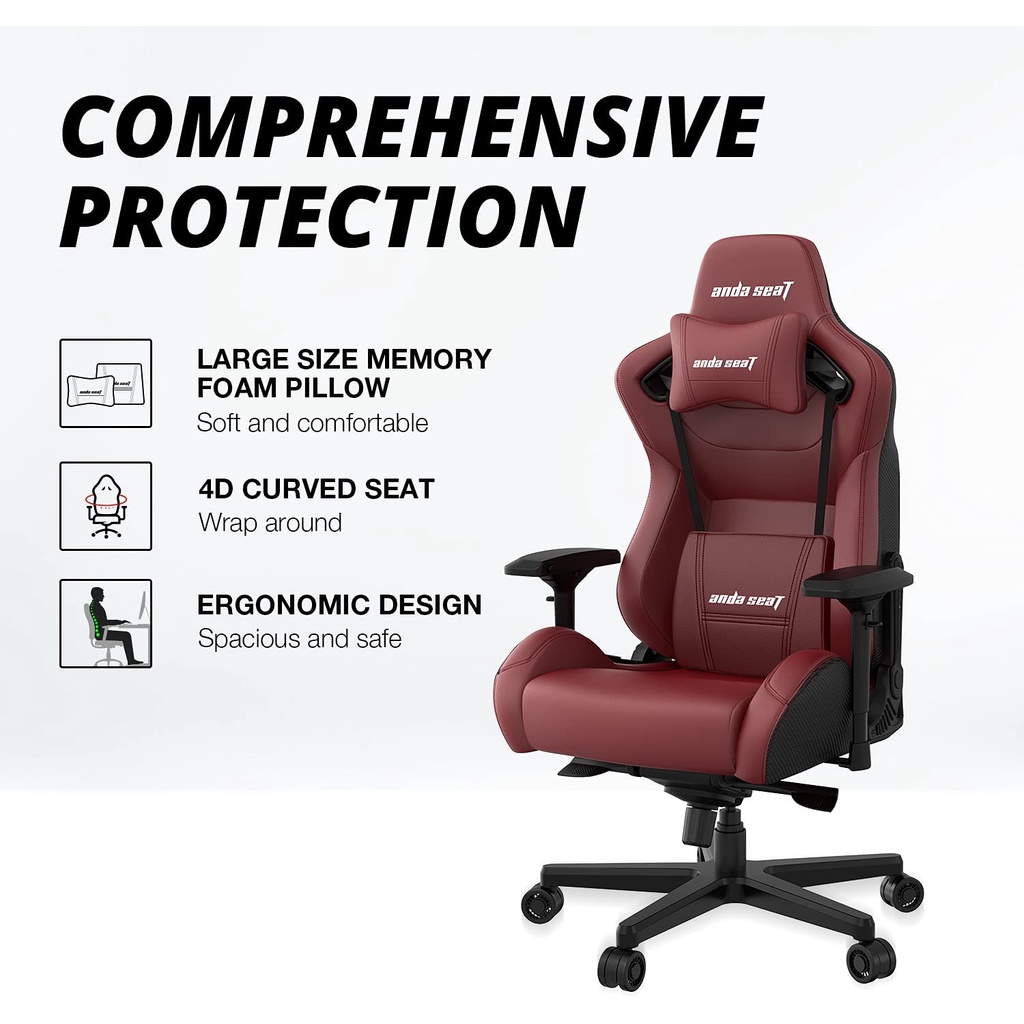 AndaSeat Kaiser 2 Gaming Chair / Kursi Gaming - Hitam