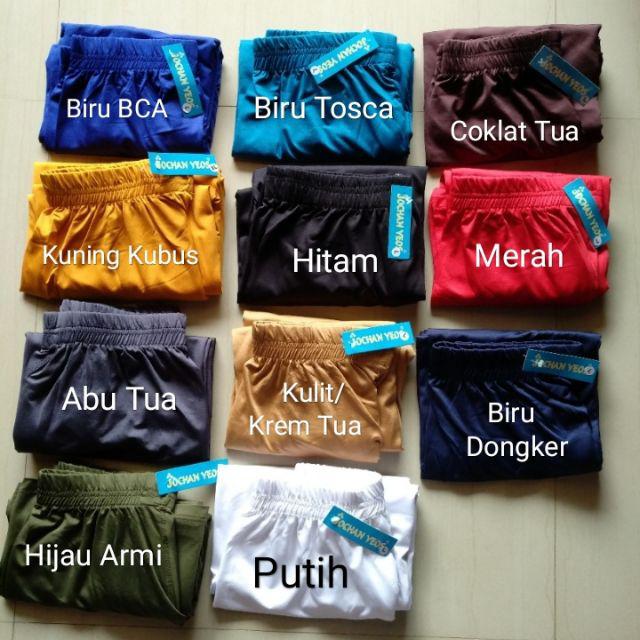 Kulot Wanita size standar dan jumbo - Bahan Spandex Balon Tebal dan Adem - Nyaman Dipakai-Hitam Pekat