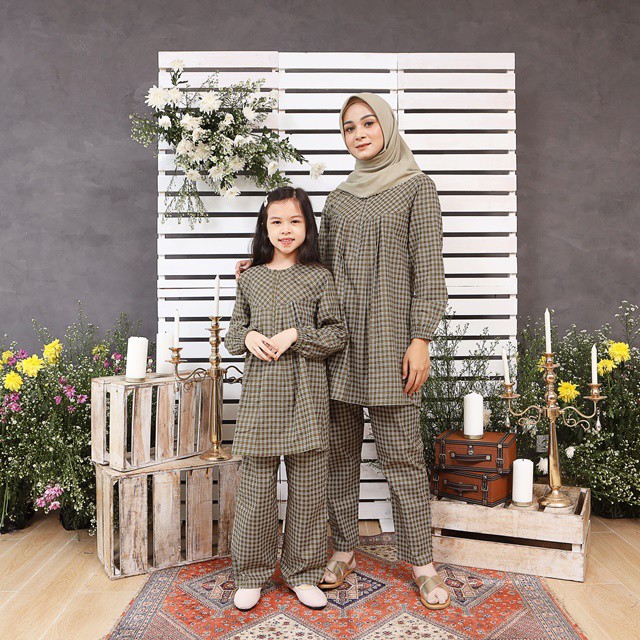 TARTAN PIYAMA by hagia_id Hagia Indonesia berbahan katun jepang