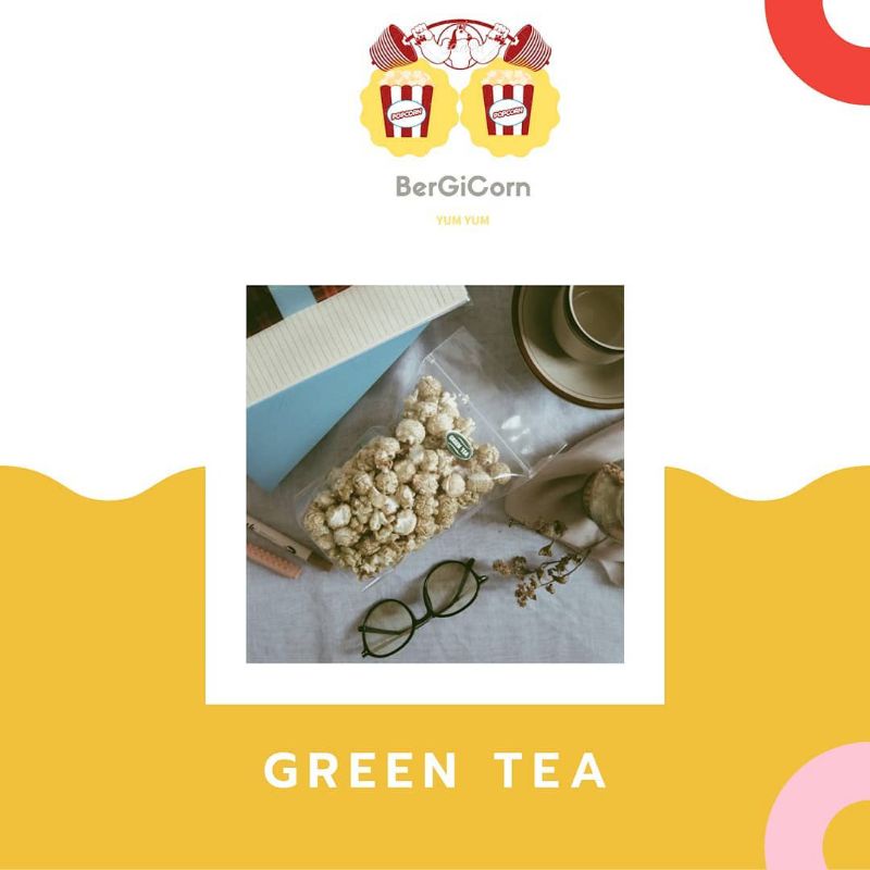 

POPCORN RENYAH MURAH MERIAH // BERGISNACK // GREENTEA
