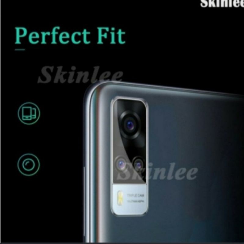 Tempered Glass Full Lem Vivo Y51 New 2020 + Tg Camera Lensa 2 in 1