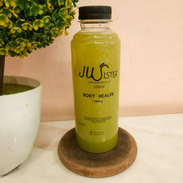 

Cold Pressed Juice Seledri Body Healer 100% raw materials