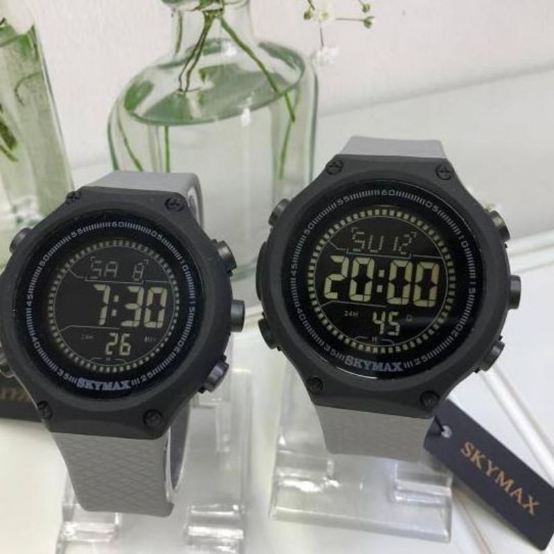 ORIGINAL SKYMAX 1810 Waterproof / Jam Tangan Couple Pria Wanita Digital Sport Water Resistant / Jam 