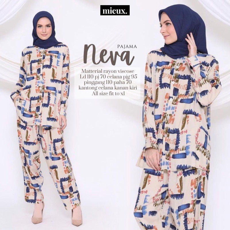 FREYA PAJAMA MIEUX // PAULA SET orinaura pajama motif original viena belle mieux-3