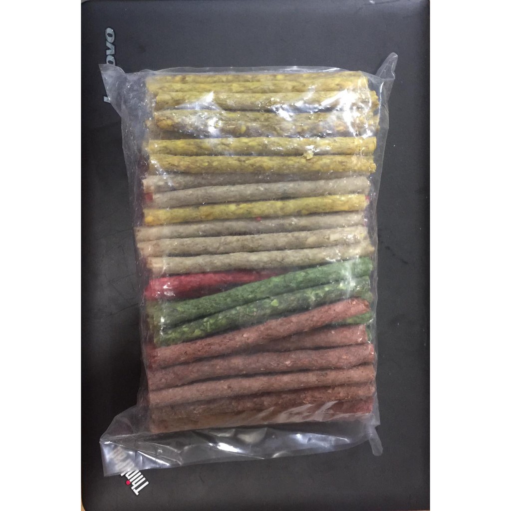 Tulang Gigit Natural Rawhide dog Chews Isi 100 RM1010