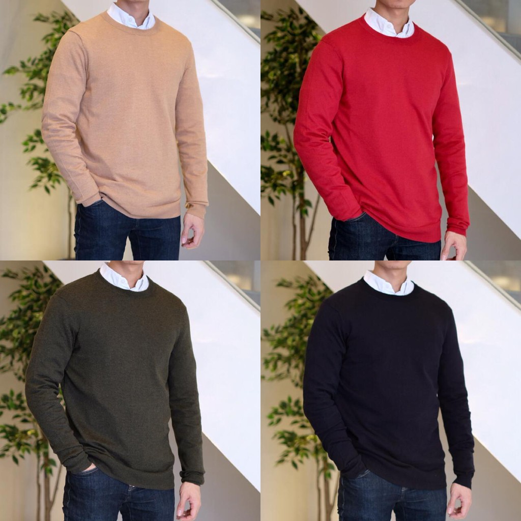 Old Navy Crewneck  Knitwear Baju  Lengan Panjang Shopee 