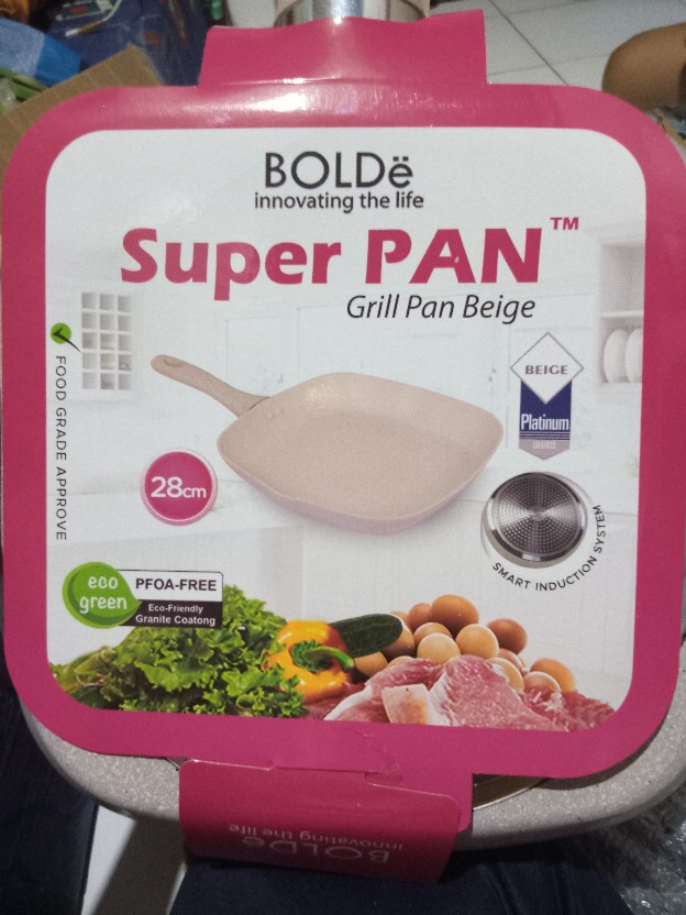 Bolde Grill Pan 28 Cm | Super Pan Granite Coating