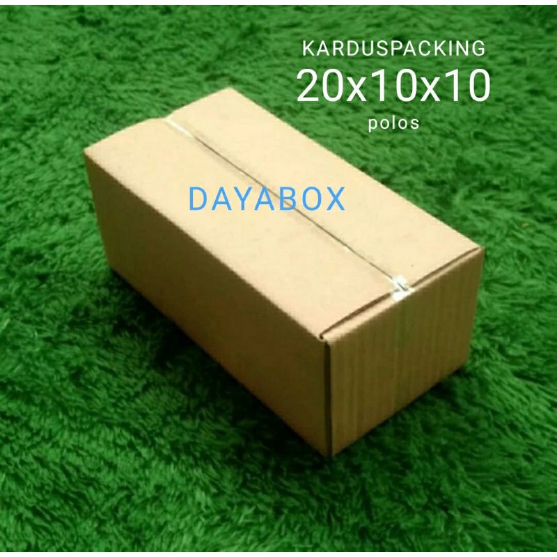 

TERMURAH KARDUS PACKING UK 20X10X10 CM POLOS
