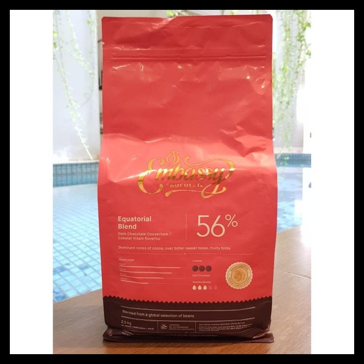 

TERBARUU!! EMBASSY Couverture Dark Equatorial 56% 2,5 kg - Tulip Couverture 56% TERBARU