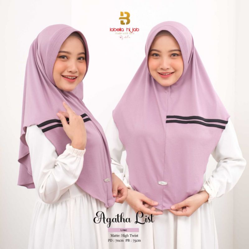 Hijab agatha list labella kids READY STOK