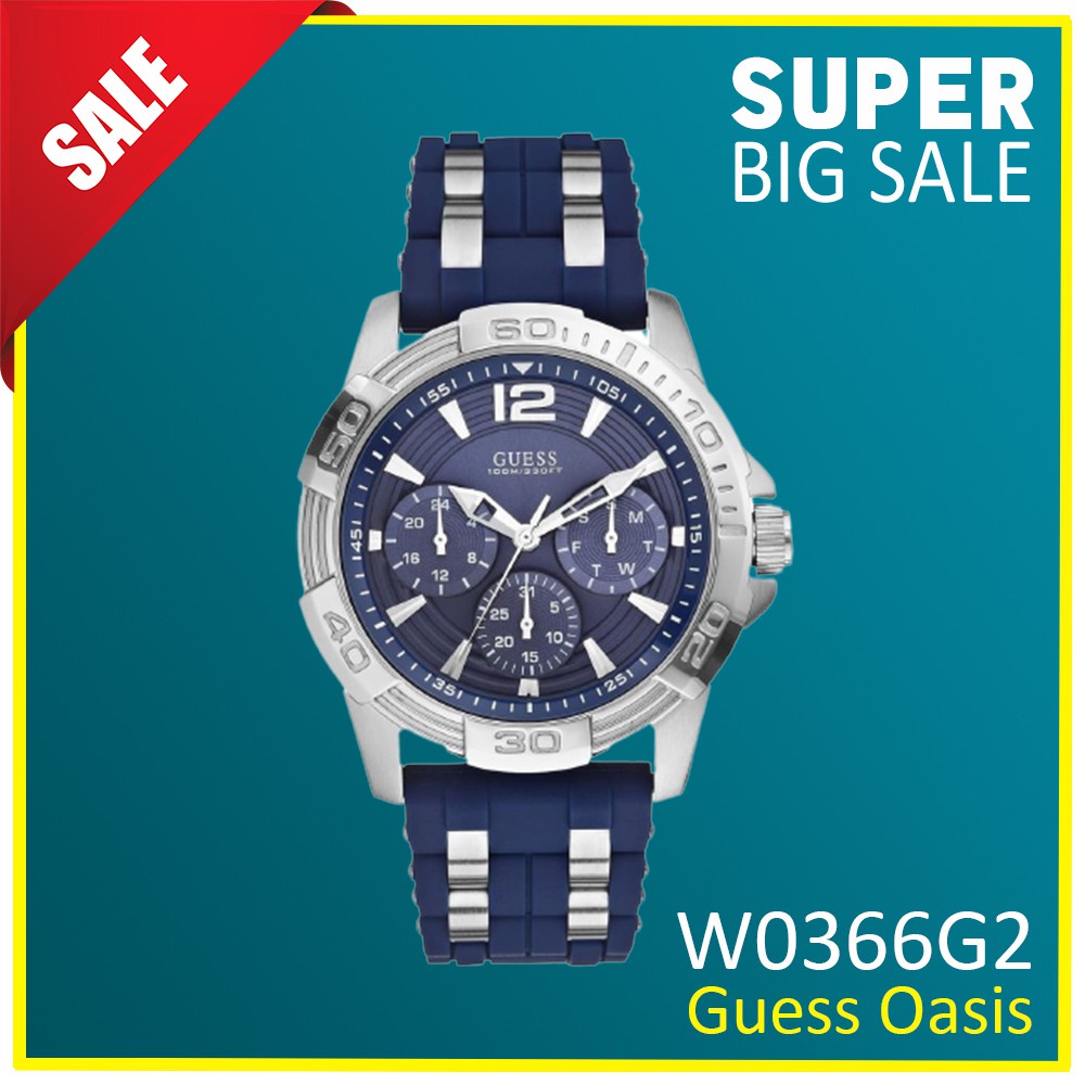 Jam Tangan Guess W0366G2 Pria / Wanita Original