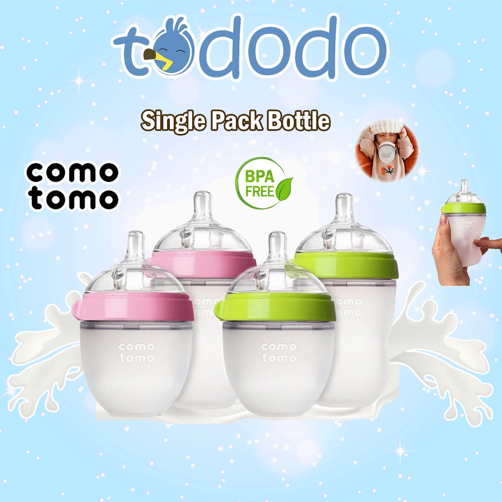 Comotomo Baby Bottle Anti kolik 250ml Single Pack / Botol Susu Bayi