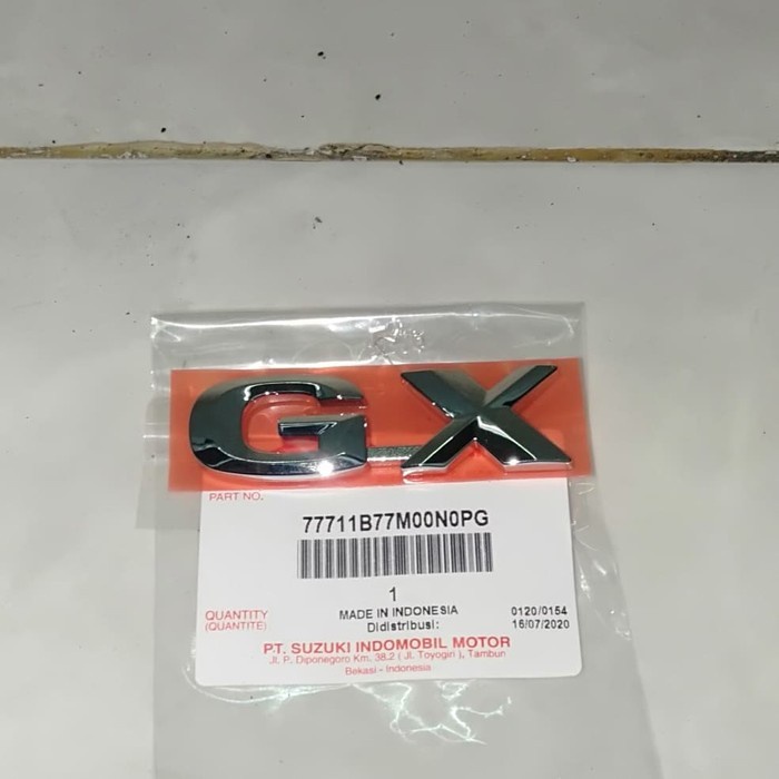 Emblem &quot;GX&quot; Suzuki Ertiga Swift Wagon R ASLI SGP!