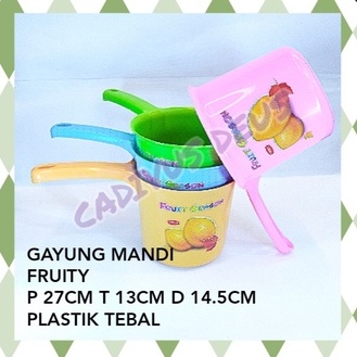 GAYUNG MANDI - PLASTIK - TEBAL KUAT AWET