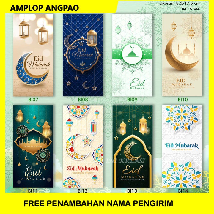 

AMPLOP ANGPAO THR LEBARAN MODEL PANJANG