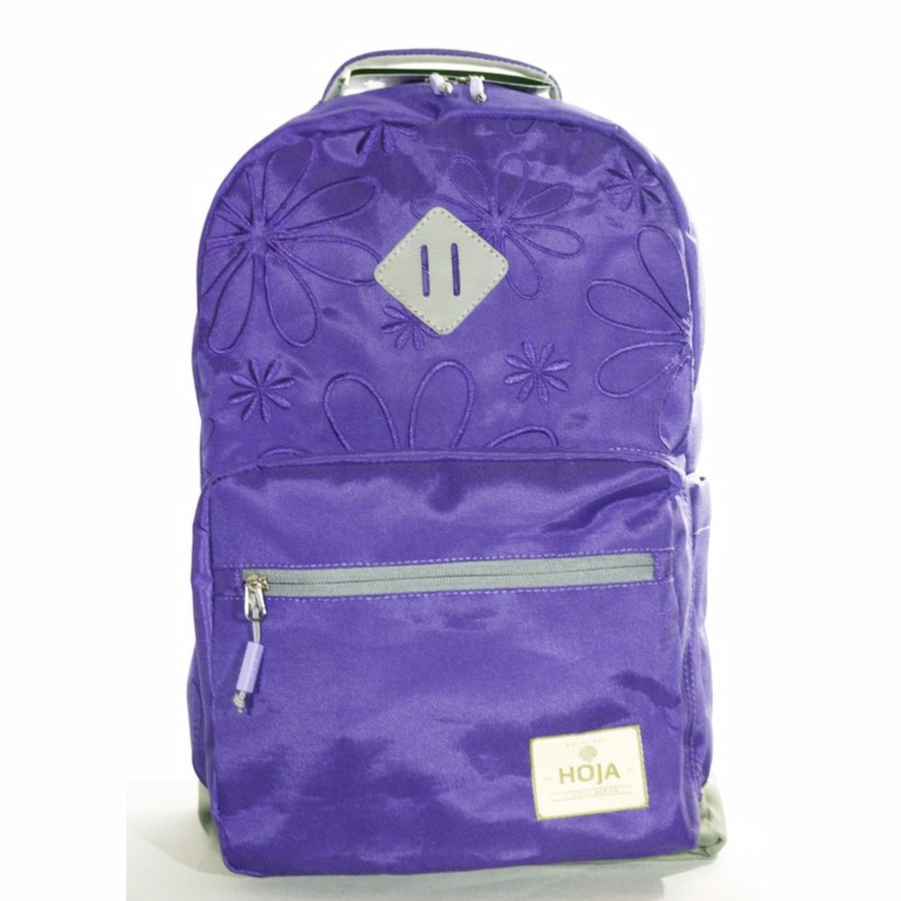 HOJA Abella Purple - FREE Rain Cover Tas Ransel Punggung Laptop Sekolah Anak Wanita Lucu Bodypack