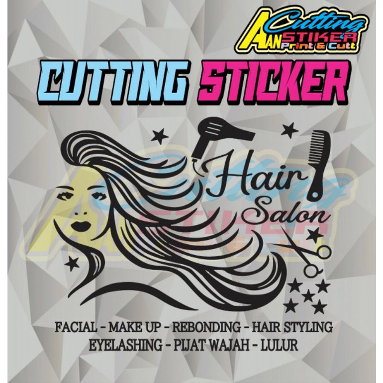 

stiker kaca salon , stiker cutting , stiker kaca