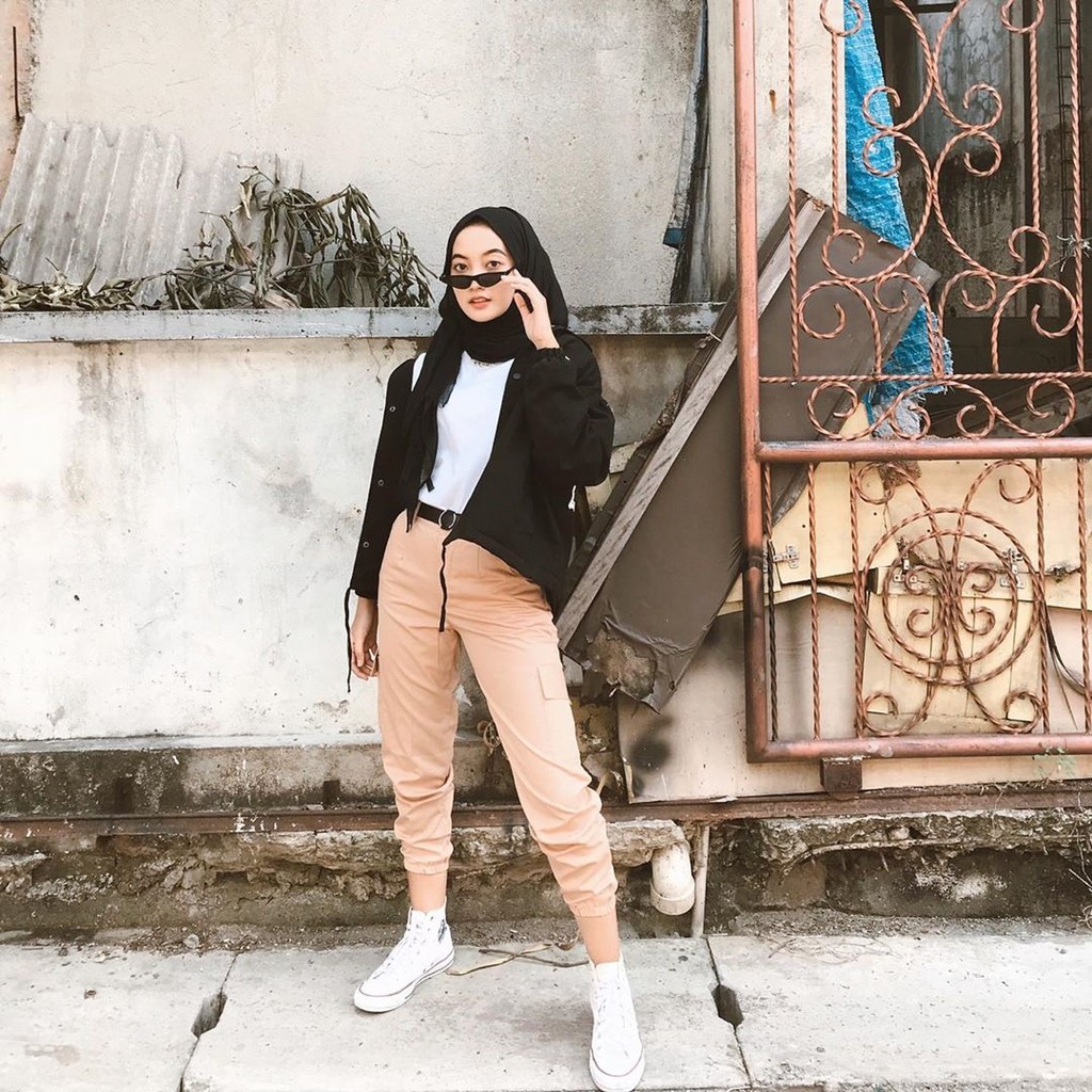 JOGER CARGO PANTS WANITA