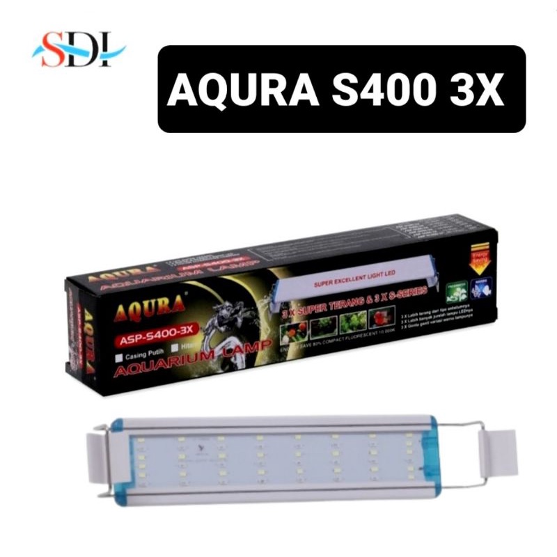 AQURA ASP S400 3KALI GANTI MODE LAMPU ATAS AQUARIUM AQUASCAPE