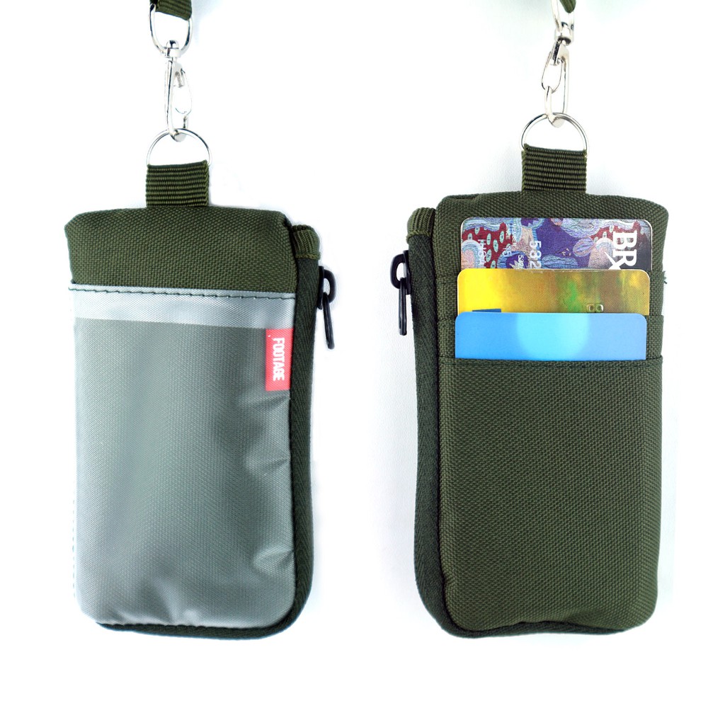 Hanging Wallet ID CARD Holder Dompet Kartu Kalung Gantung Leher Pria Wanita Mobil Motor Kunci STNK