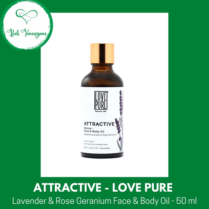 

Attractive Love Pure / Minyak Perawatan Wajah & Penghapus Make Up 50Ml