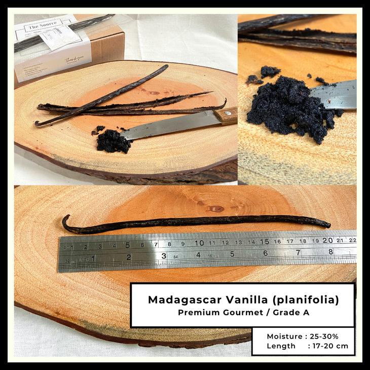

[READY STOCK] 10GR MADAGASCAR PLANIFOLIA VANILLA BEAN PODS GOURMET GRADE A