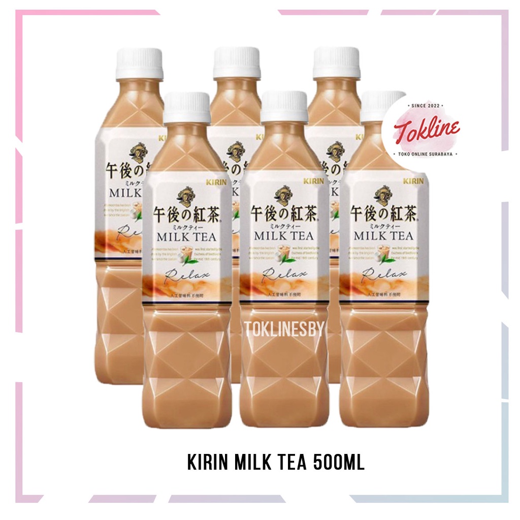 

[ 1 PAKET ISI 6 ] KIRIN MILK TEA MINUMAN TEH SUSU 500ML