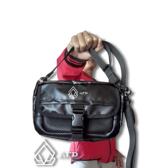 afd clutch pria tas slempang Afd multifungsi waterproof handbag dual strap