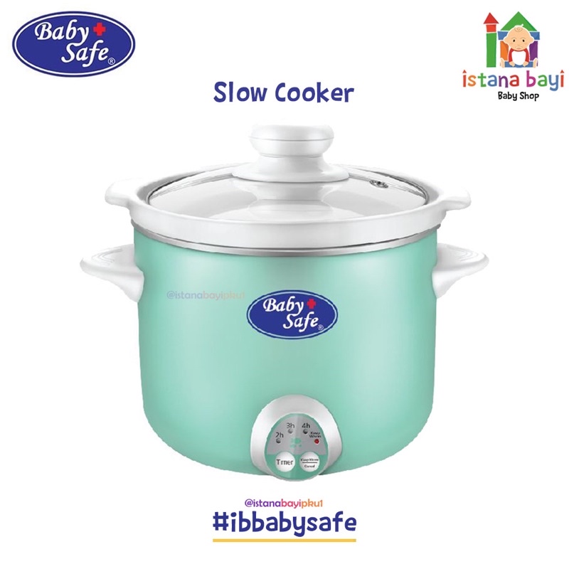 Baby Safe Slow Cooker 1.2 L - Alat Masak Mpasi LB07M