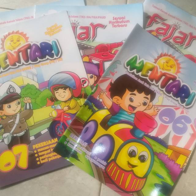 Paket 10 majalah anak paud dan tk  edisi 1-10 ( majalah berbagai produk)