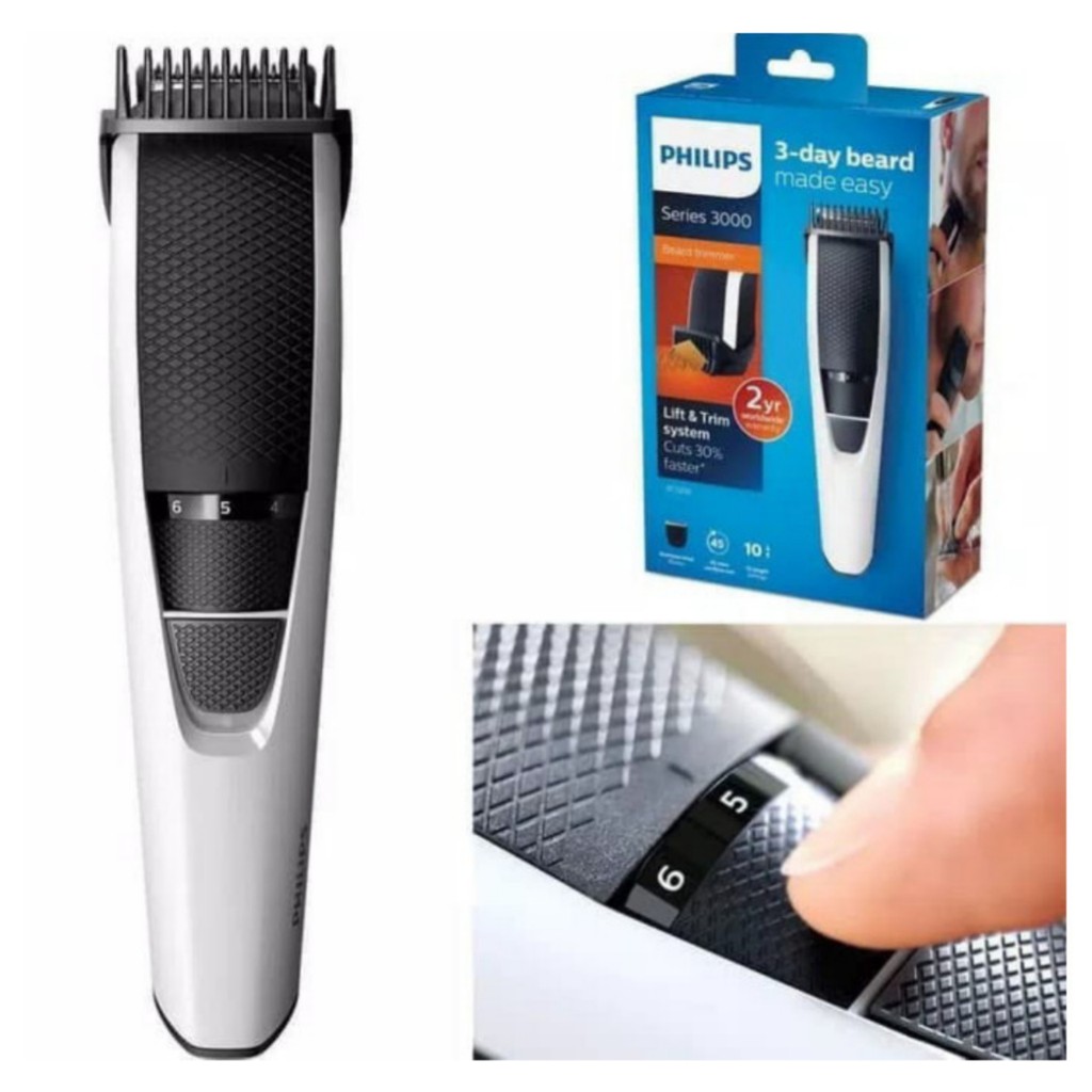 BERKAH OLDSHOP 88 - ORIGINAL PHILIPS BT3206-14 Beard Trimmer Cukuran Jenggot BT 3206 BT3206 Garansi Resmi