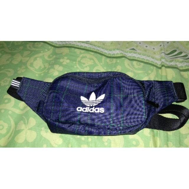 adidas tartan waist bag