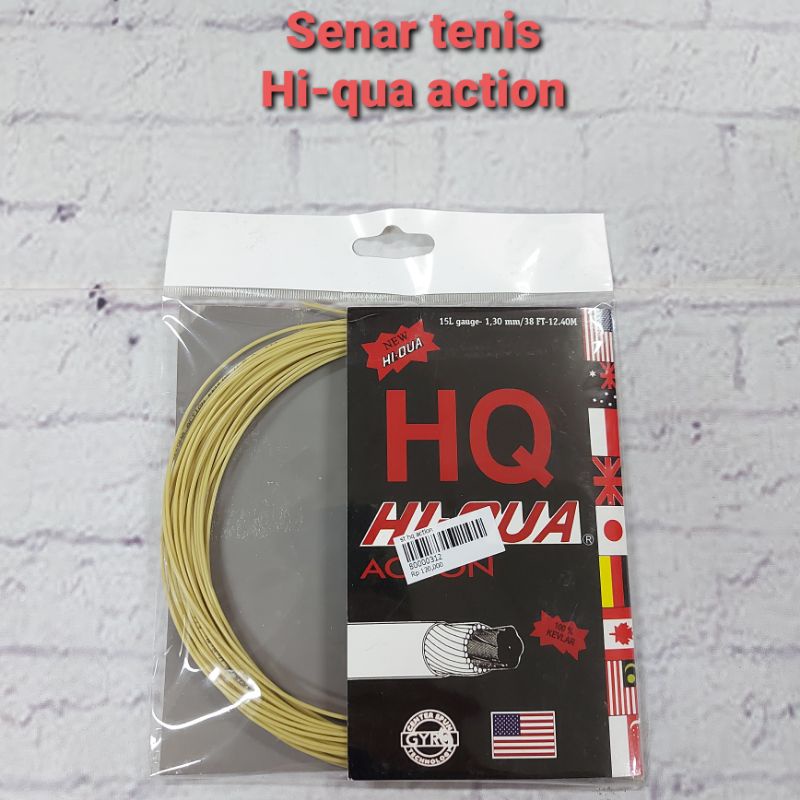 SENAR RAKET TENIS HIQUA ACTION ORIGINAL