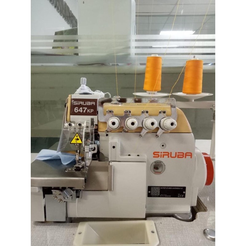 SIRUBA 647KP Mesin Obras Benang 4 Servo Direct Drive 647 KP ORIGINAL SIRUBA