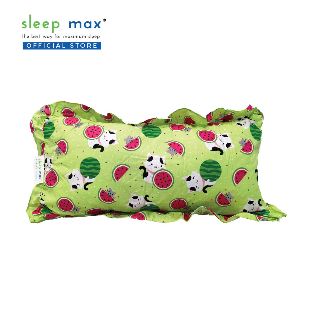  Sleep  Max  Bantal Panjang Sarung Rumbai 30x60 Cm Cat 