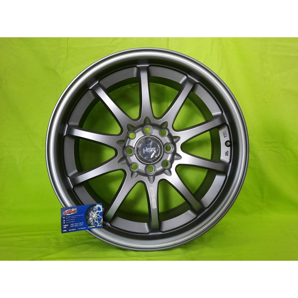 Velg HSR Hiroshima R17 lebar 75 Buat jazz, yaris, Mobilio di Serang