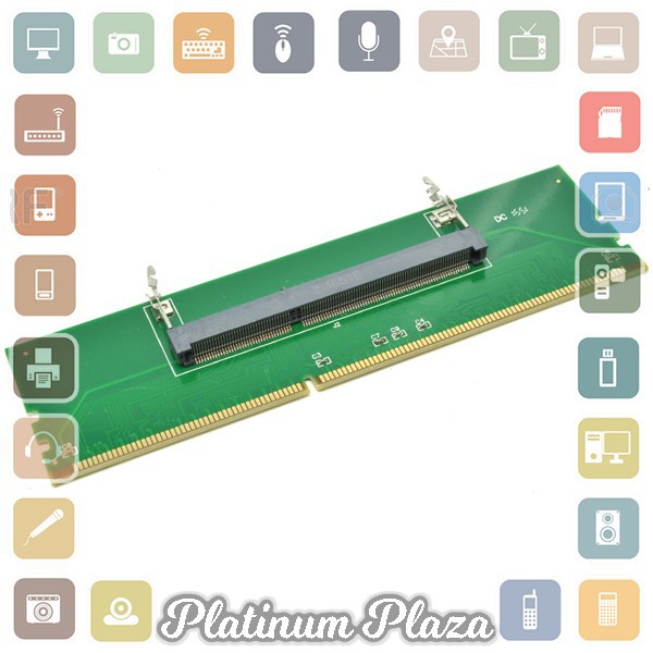 SODIMM DDR3 Laptop To DIM DDR3 Desktop RAM Adapter Converter`69EC5N-