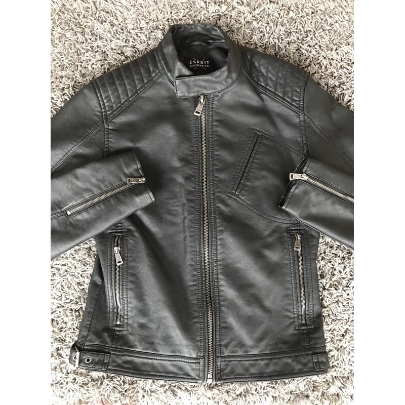 Jaket Kulit Esprit Original Preloved Second