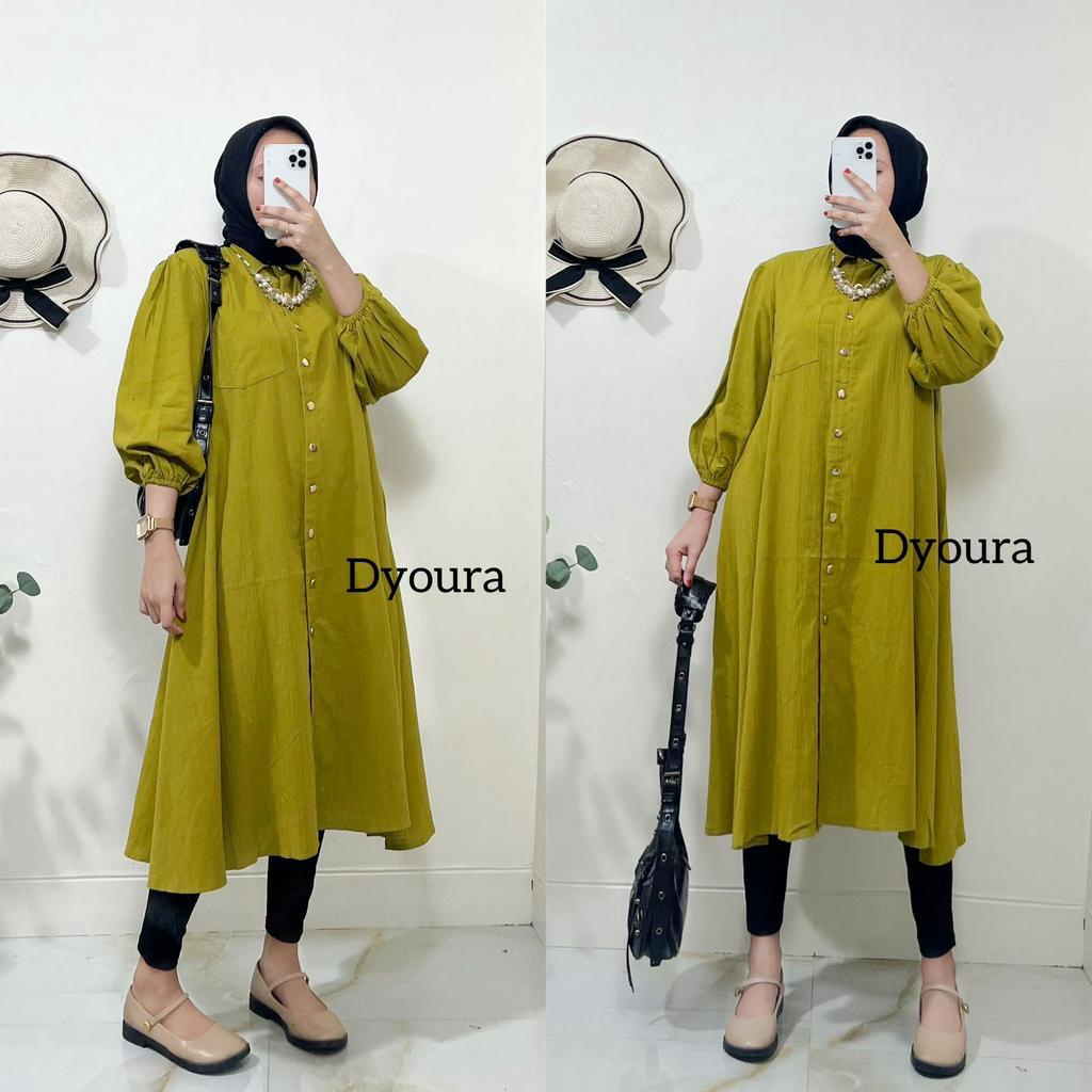 Tunik terbaru /atasan wanita lengan panjang/ tunik zqr wanita / gamis wanita / tunik lengan panjang zqr terbaru