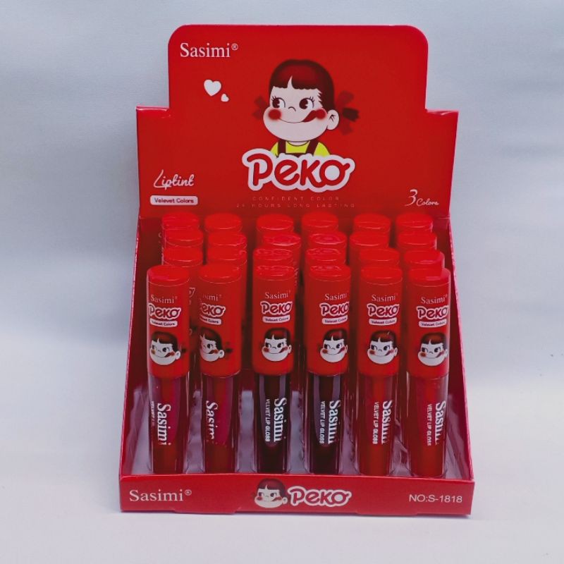 Per bok isi 24 pcs // lip tint sasimi peko