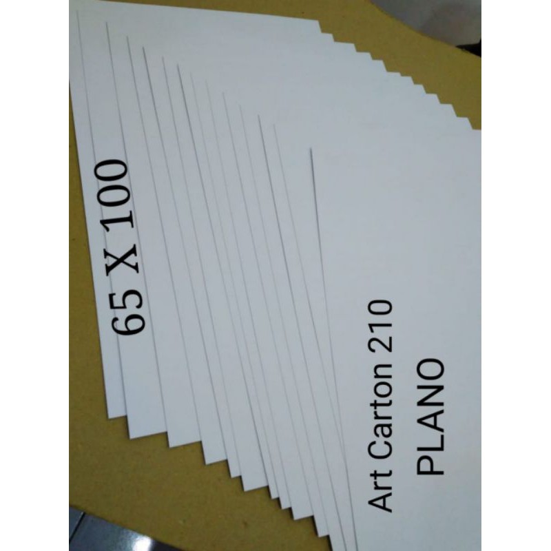 

Kertas Art Carton 210 Gsm Uk Plano 65 cm X 100 cm Free Costom Size ( 5 lembar plano)