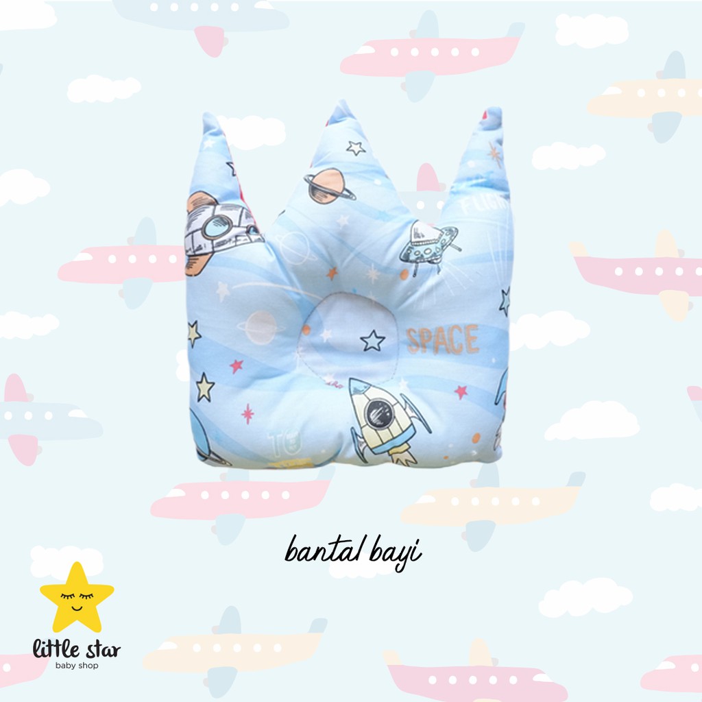 Bantal Peyang Bayi Crown Cloud