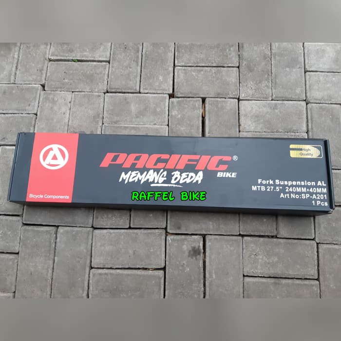 Termurah Fork Pacific 27 5 over size lock black alloy Fork 27 5