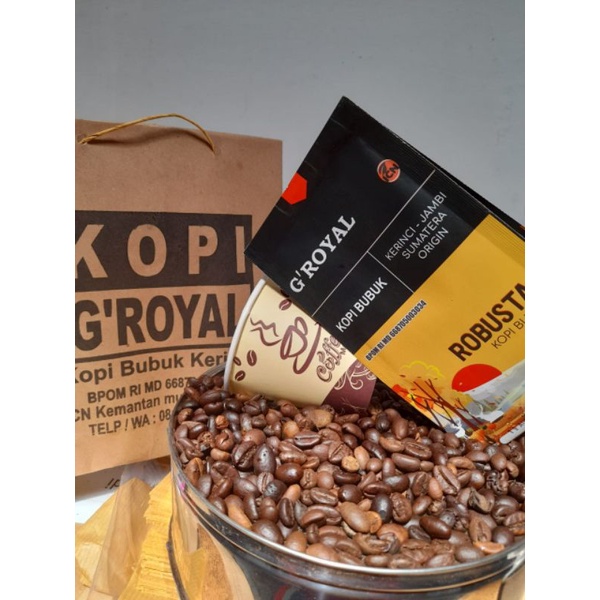 

Kopi Robusta Jambi - Kerinci G'Royal 150 gr