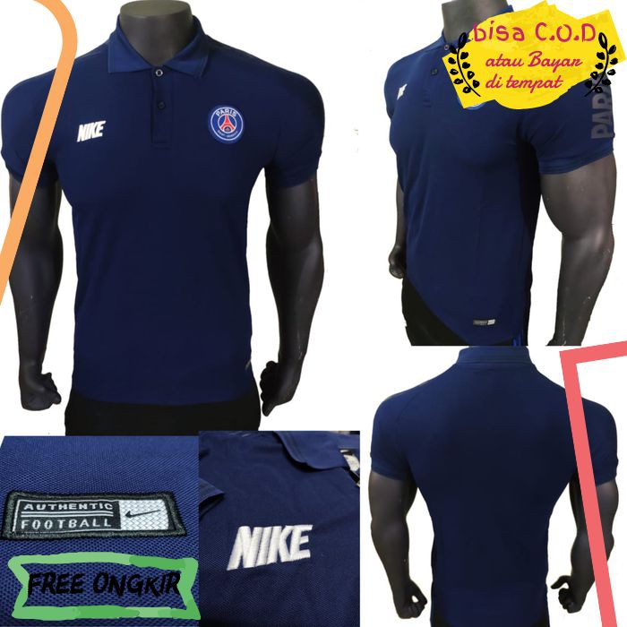 [COD]360 KAOS POLO SHIRT PSG NAVY 2019/2020 GRADE BAJU BOLA JERSEY ANAK PRIA ORIGINAL BAJU MURAH