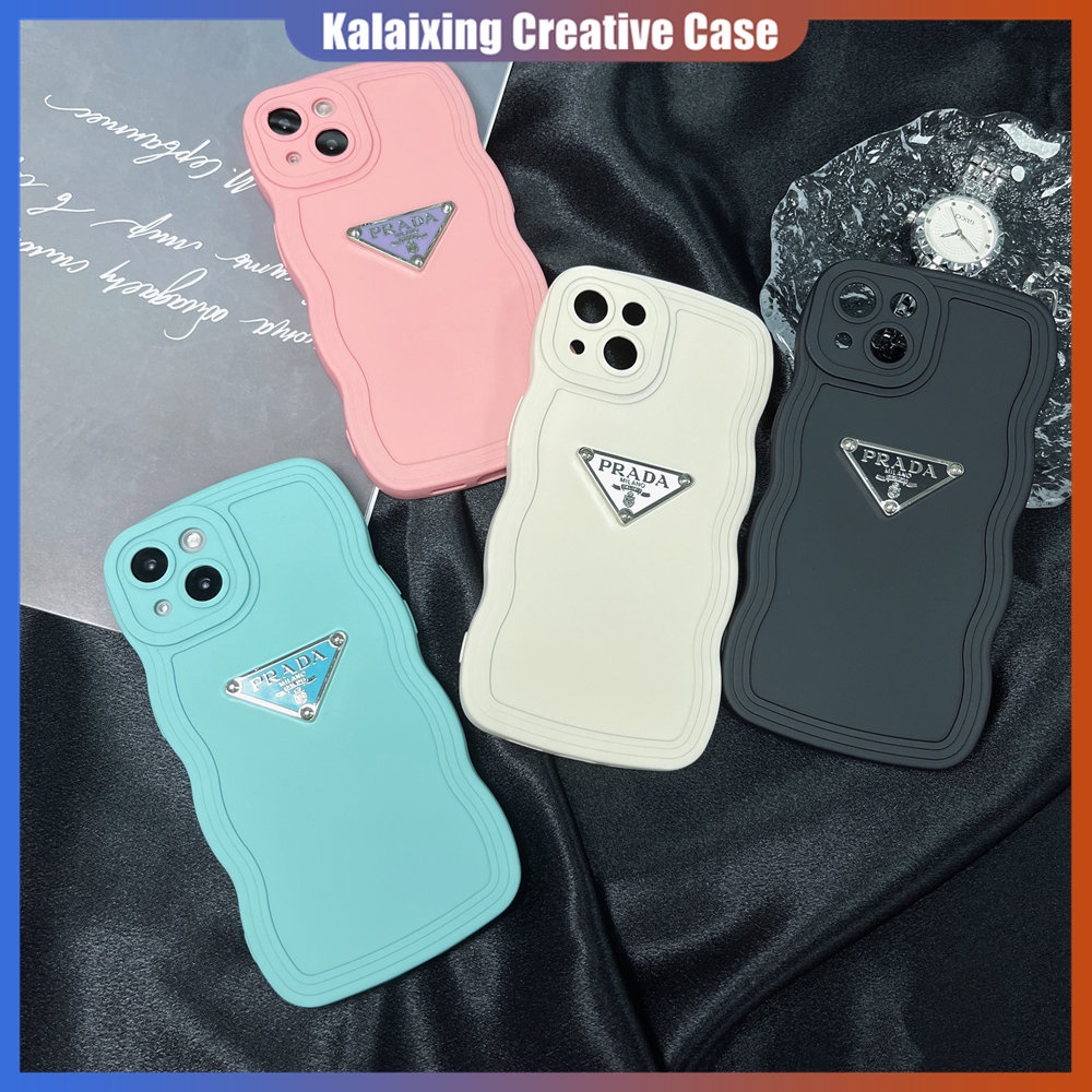 Soft Case Desain Prada 3D Untuk iPhone 14 Pro Max 14 Plus 13 12 11 Pro Max