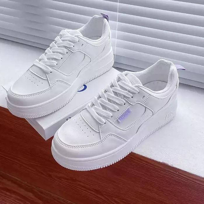 ƒ Sepatu Sneakers 2022 Sepatu Wanita Korea Sepatu Putih SH01 ㊘