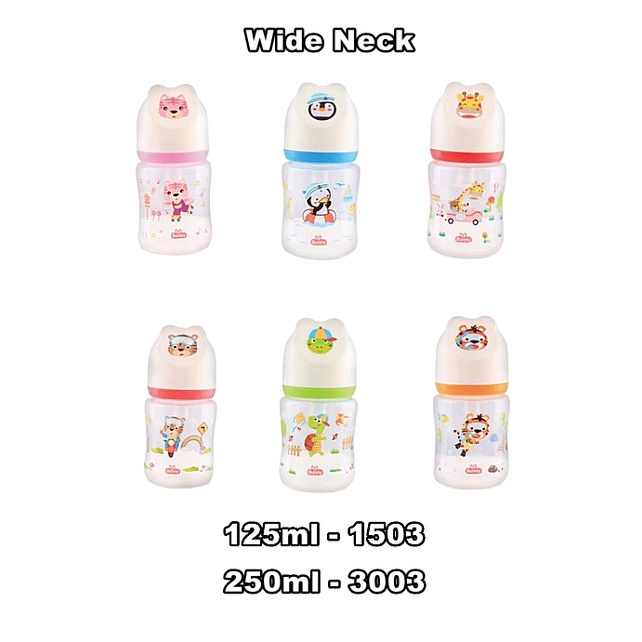 Lusty Bunny WIDE NECK Botol Susu Anak Bayi 60ml 125ml 250ml